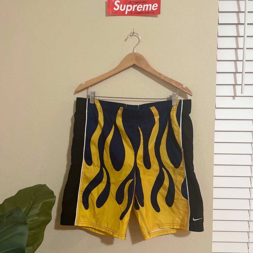 Nike Flame Swim Shorts Vintage